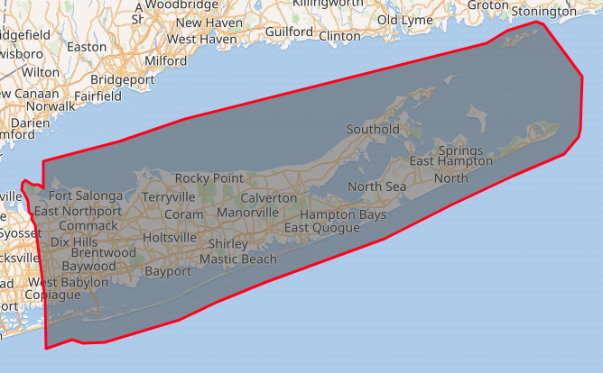 Suffolk County Map